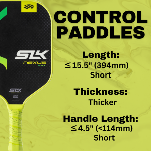 Control Pickleball Paddles